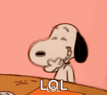 Snoopy Laughing